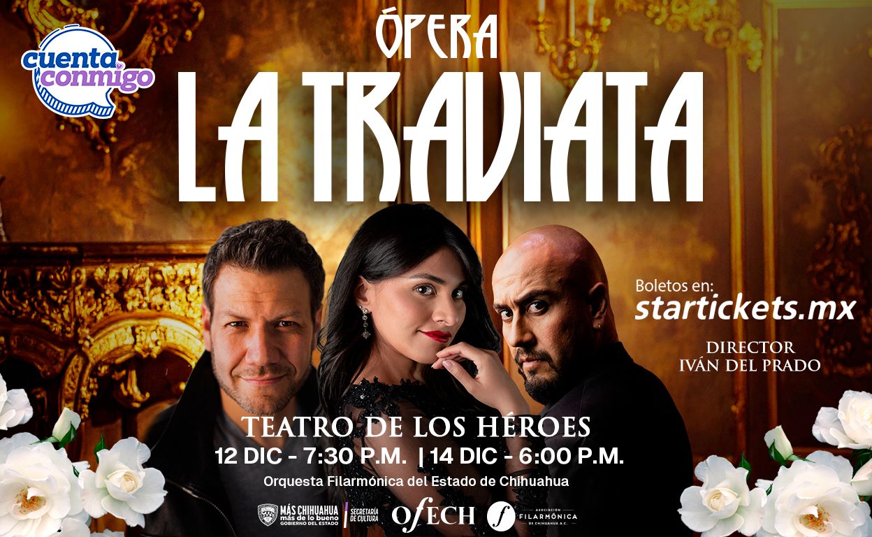 La Traviata llega al Teatro de los Héroes los días 12 y 14 de diciembre