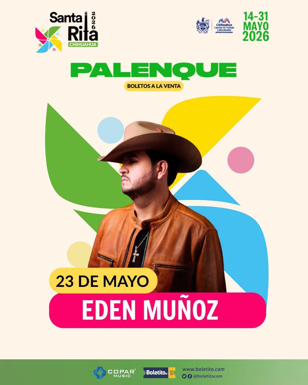 Edén Muñoz le pondrá sentimiento al Palenque de Santa Rita