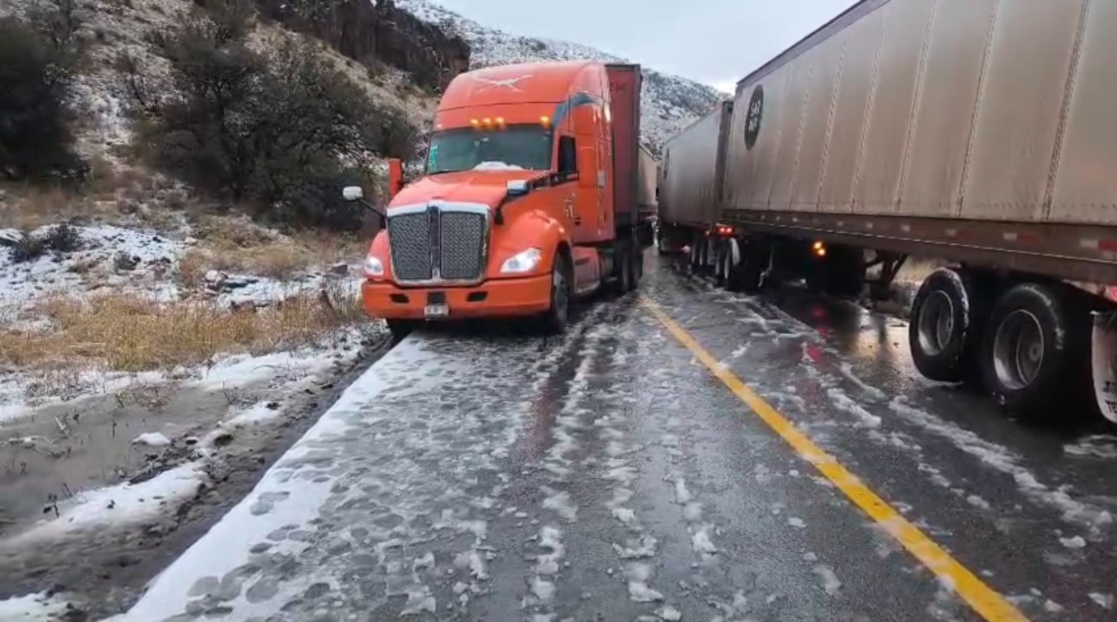 Reportan nevadas en 13 municipios de Chihuahua 