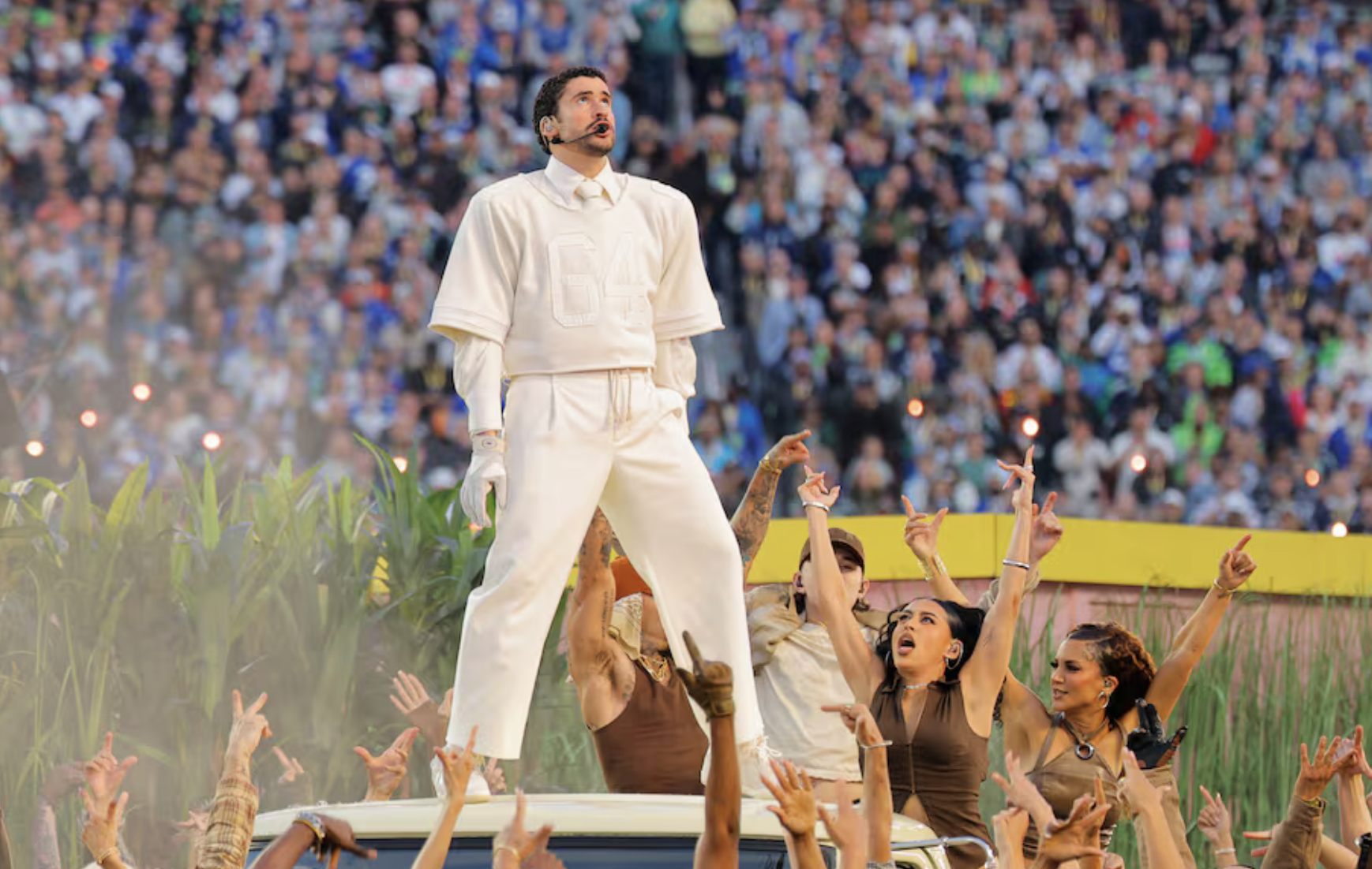 Bad Bunny rompió récord con 142.3 millones de vistas en el Super Bowl LX