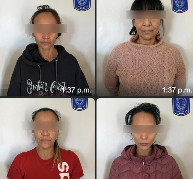 Detienen a cuatro mujeres por portación de cristal 