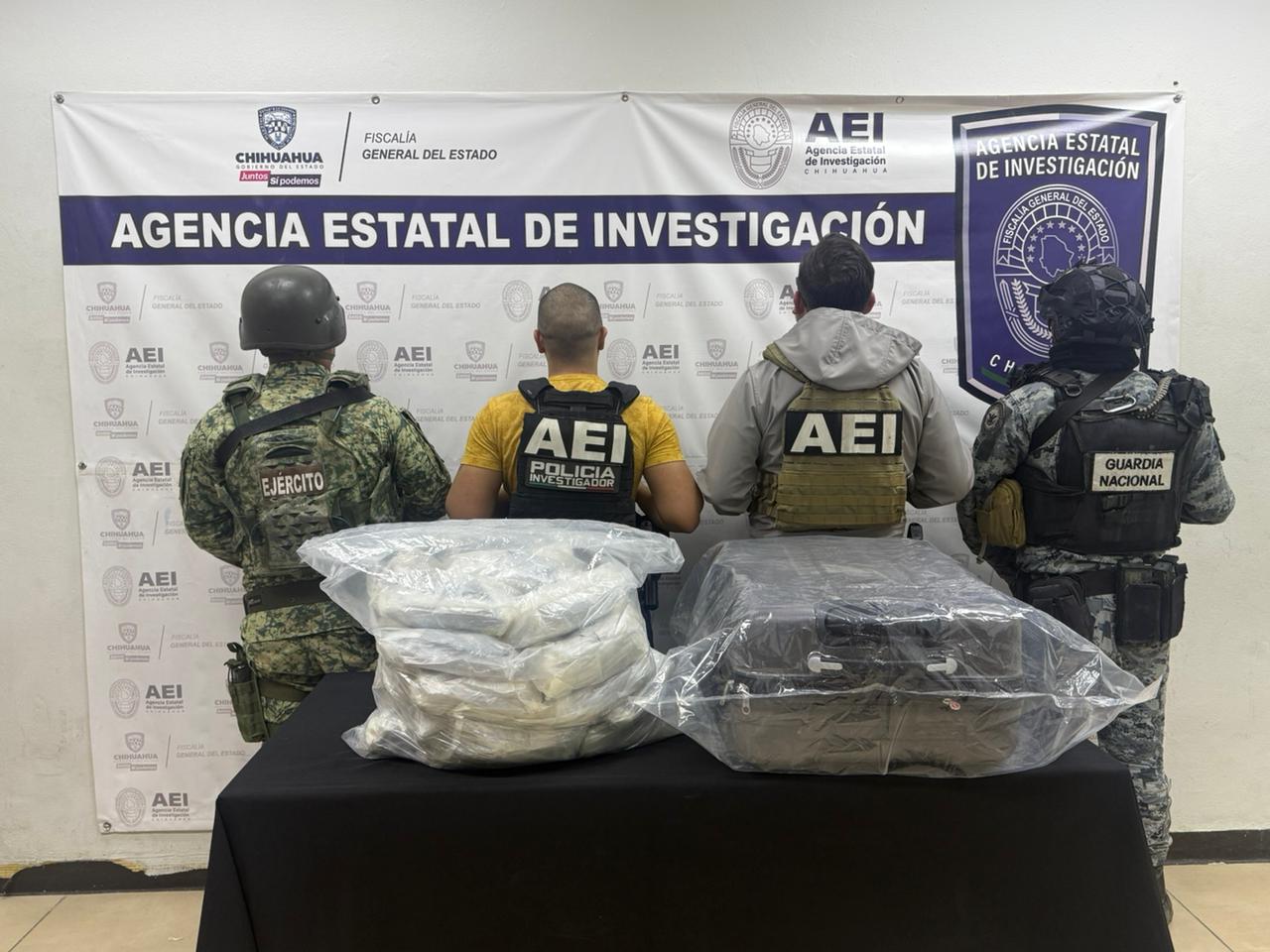 Golpe al narco en febrero: AEI Zona Norte asegura más de 25 kilos de droga y 200 cartuchos