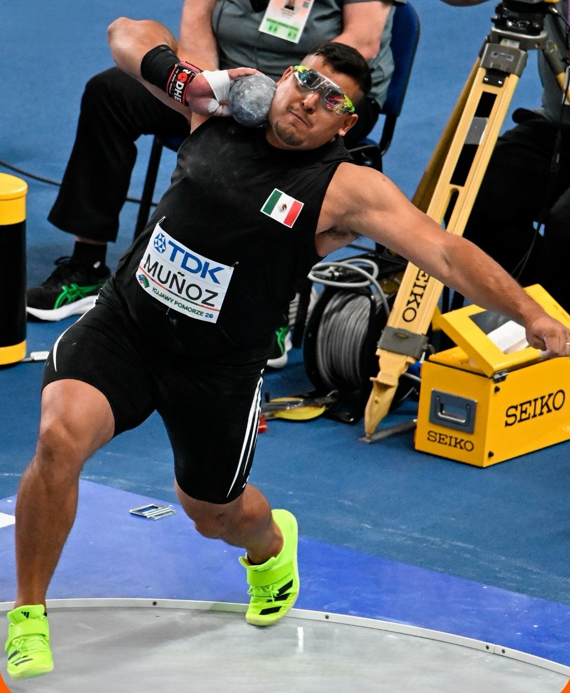 Uziel Muñoz logra Top 10 en el Mundial de Atletismo 