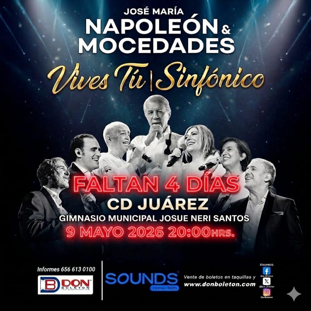 Mocedades & Napoleon ; listos para su presentación en Ciudad Juárez