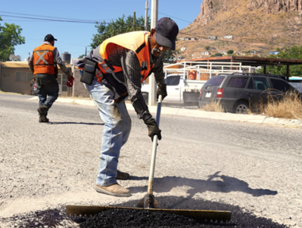 Reparó Municipio más de mil 320 baches en una semana en Chihuahua capital