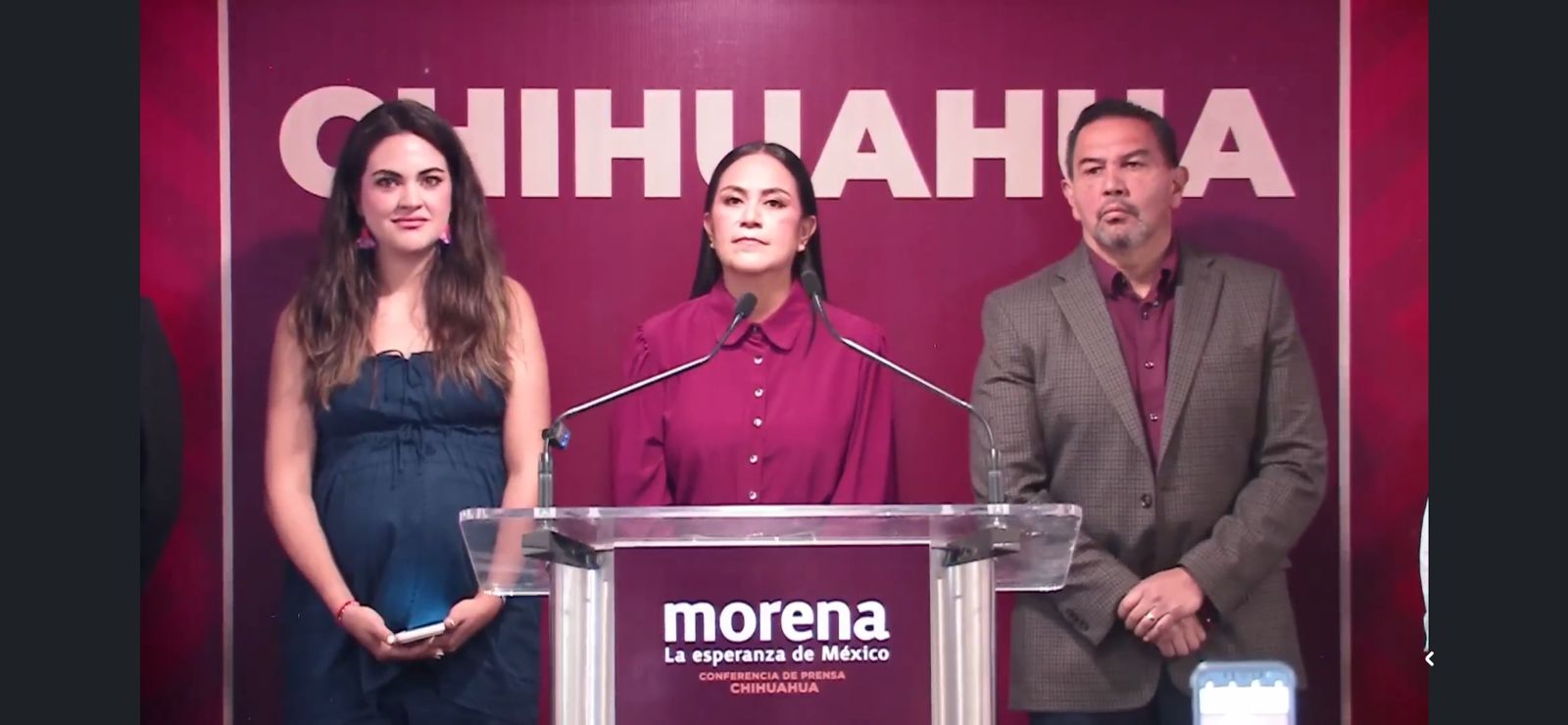 Ariadna Montiel anuncia marcha vs. Maru Campos 