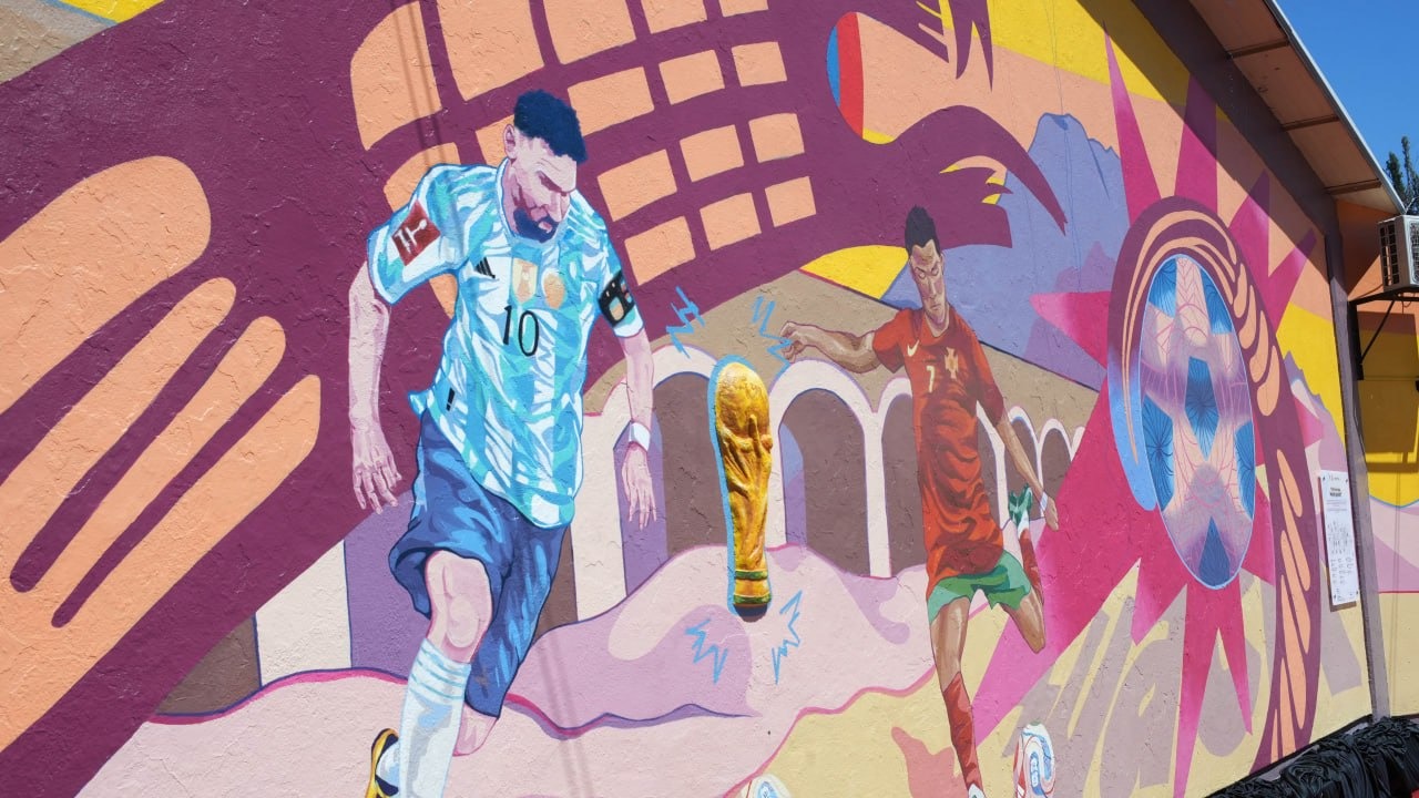 UACH inaugura mural rumbo al Mundial 2026