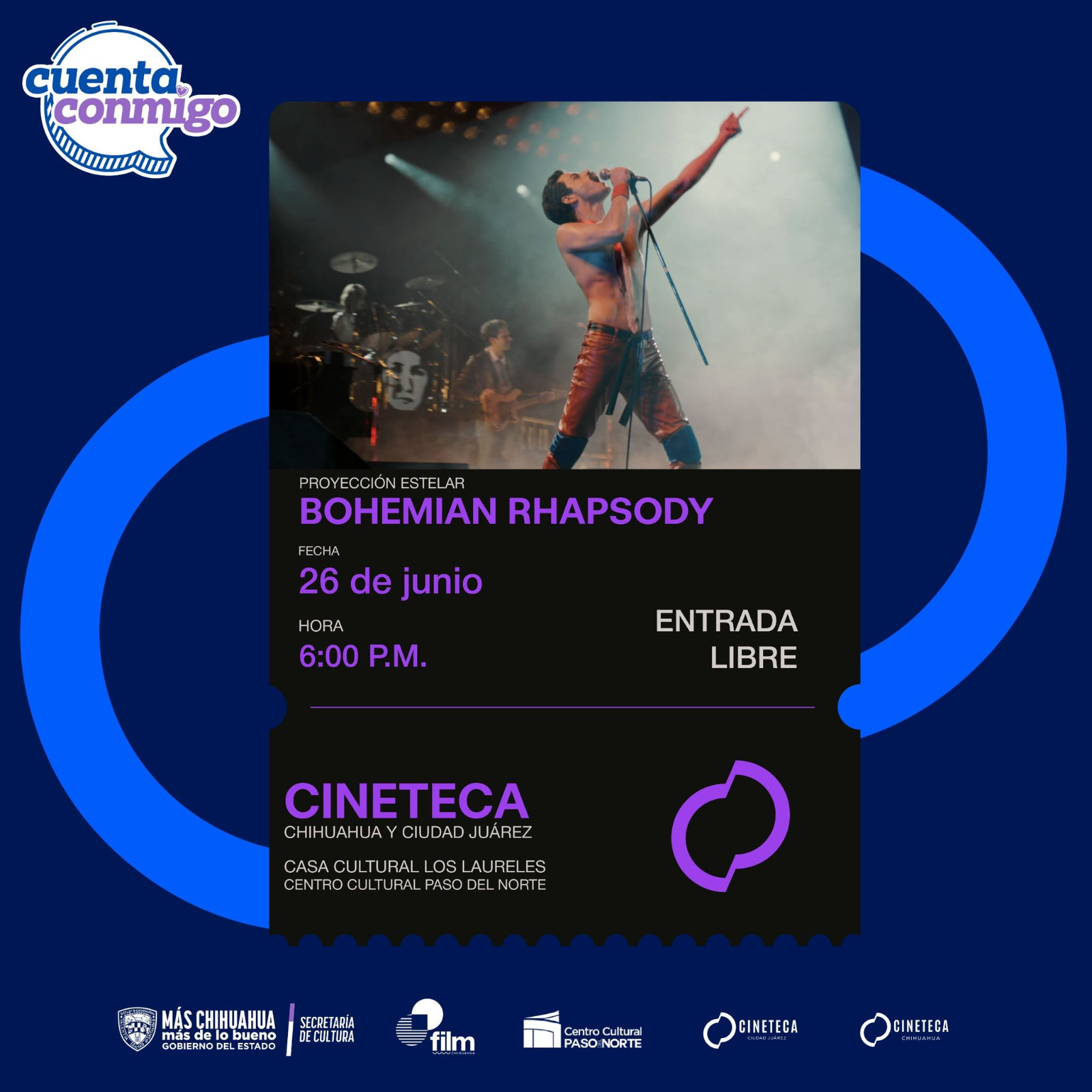 Presenta Cultura programa de proyecciónes para la Cineteca 