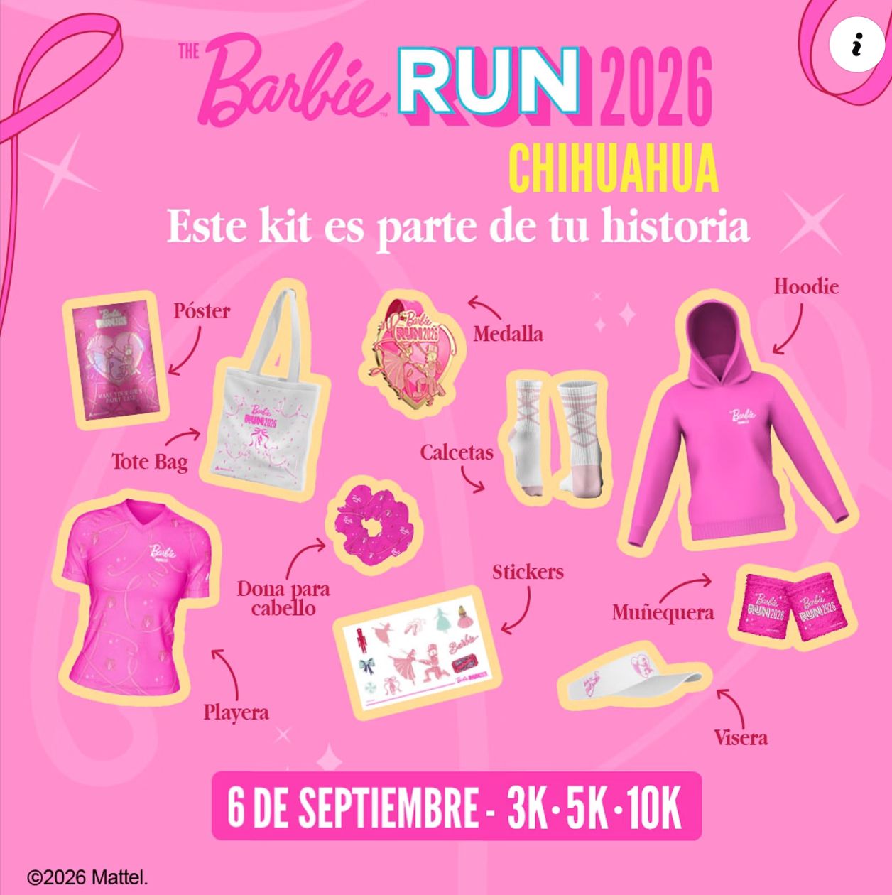 ¡Llega por primera vez Barbie Run Chihuahua 2026!