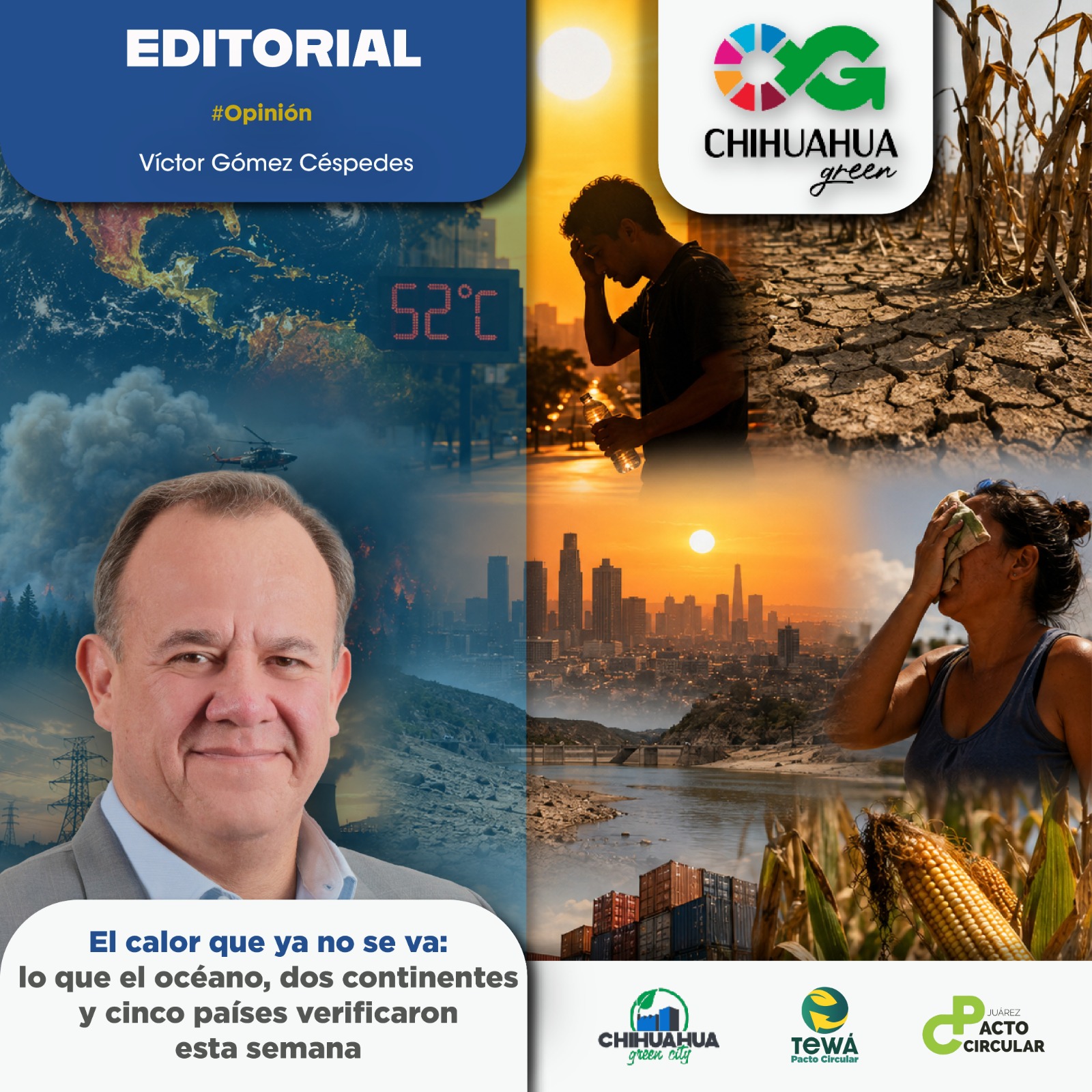 El calor que ya no se va: lo que el océano, dos continentes y cinco países verificaron esta semana