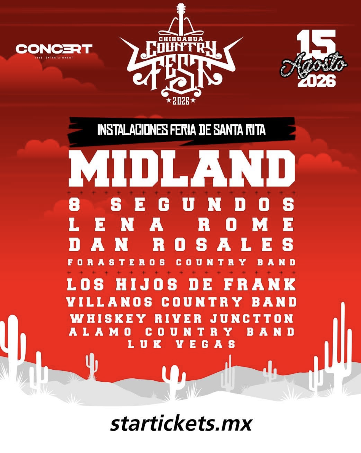 Chihuahua Country Fest 2026 reunirá rodeo y música country