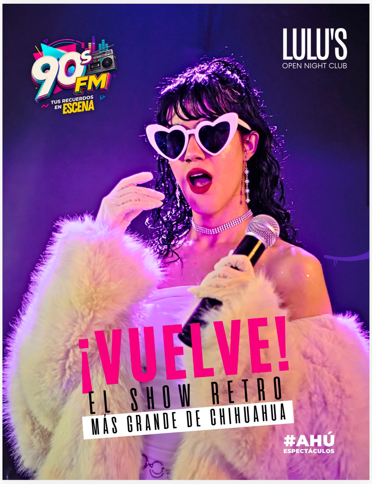 Invitan al disfrutar del espectáculo "90's FM" en Chihuahua