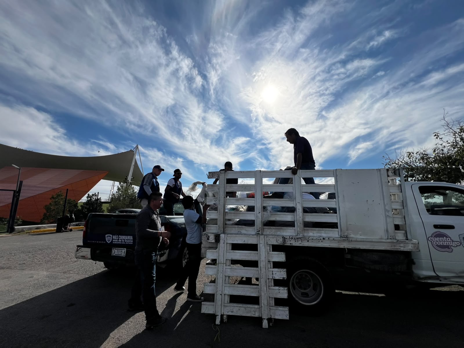 Envía Gobierno apoyos a damnificados por lluvias en Cd. Juárez 